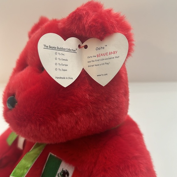 Ty Beanie Baby 1999 Osito the Mexico Bear - Extremely RARE, Errors, Retired 13’ - Picture 5 of 8